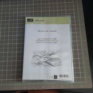 Comfort & Joy Stampin Up rubber cling set